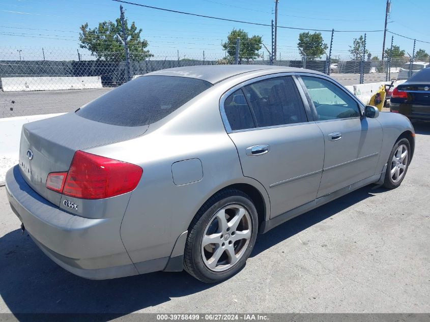 2004 Infiniti G35X VIN: JNKCV51F84M702126 Lot: 39758499