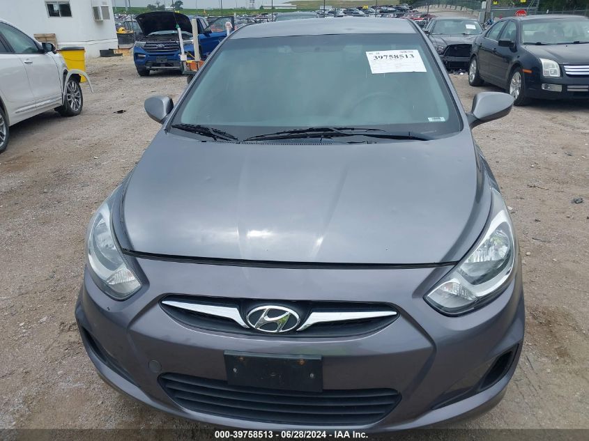 2013 Hyundai Accent Gls/Gs VIN: KMHCT4AE5DU567871 Lot: 39758513