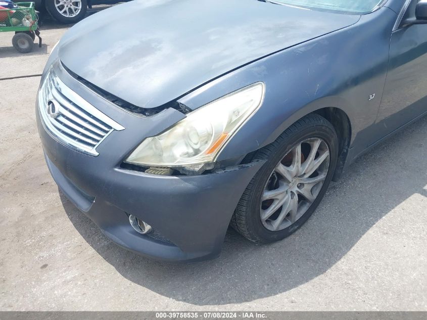 2010 Infiniti G37X VIN: JN1CV6AR8AM455416 Lot: 39758535