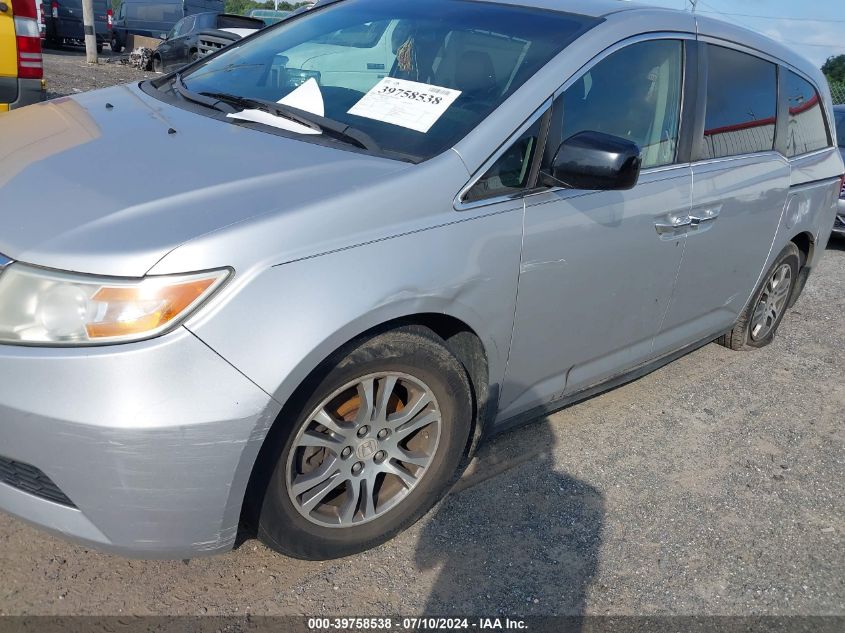 2012 Honda Odyssey Ex-L VIN: 5FNRL5H67CB105340 Lot: 39758538