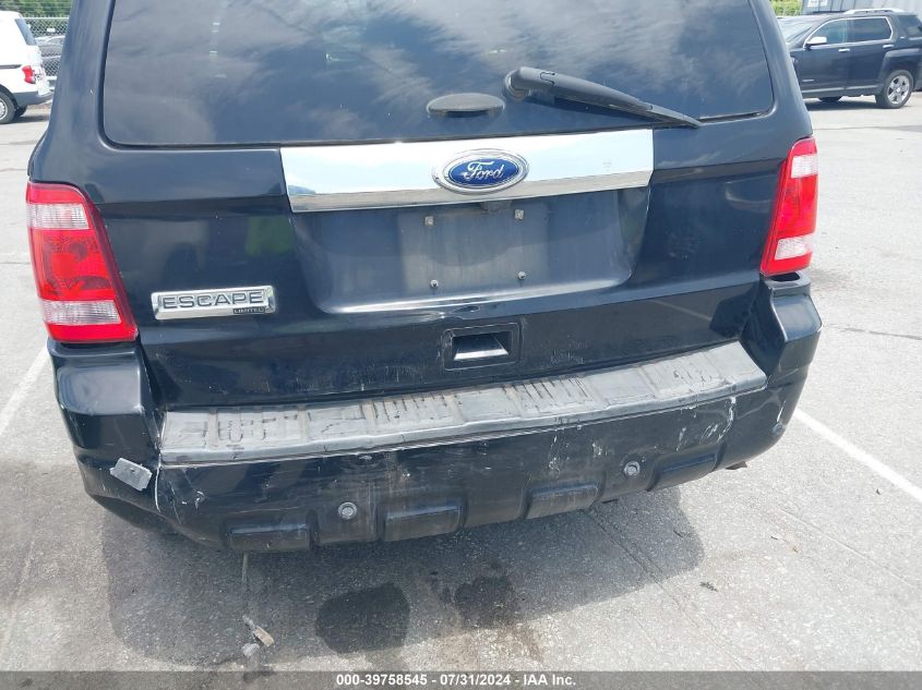 2012 Ford Escape Limited VIN: 1FMCU0E78CKC06131 Lot: 39758545