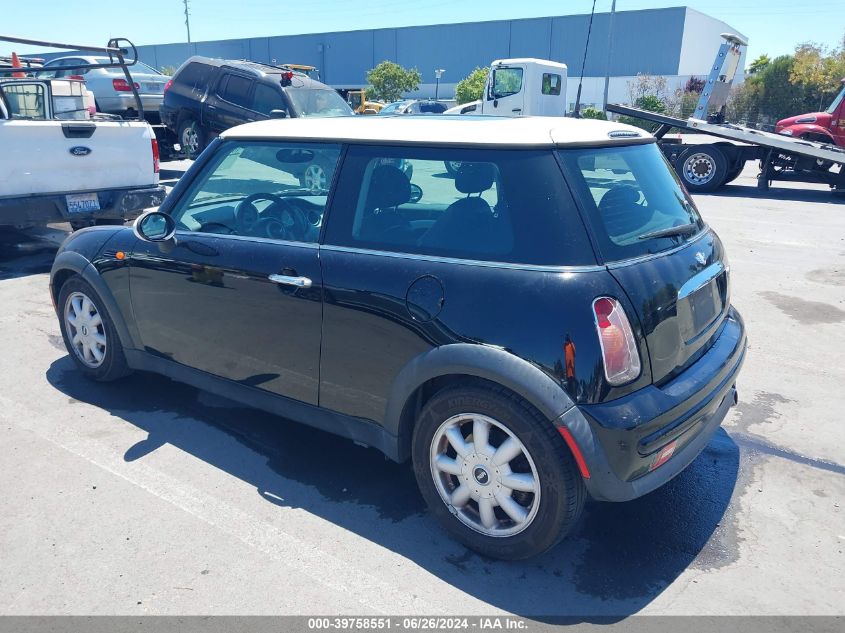 2004 Mini Cooper VIN: WMWRC33484TJ60322 Lot: 39758551