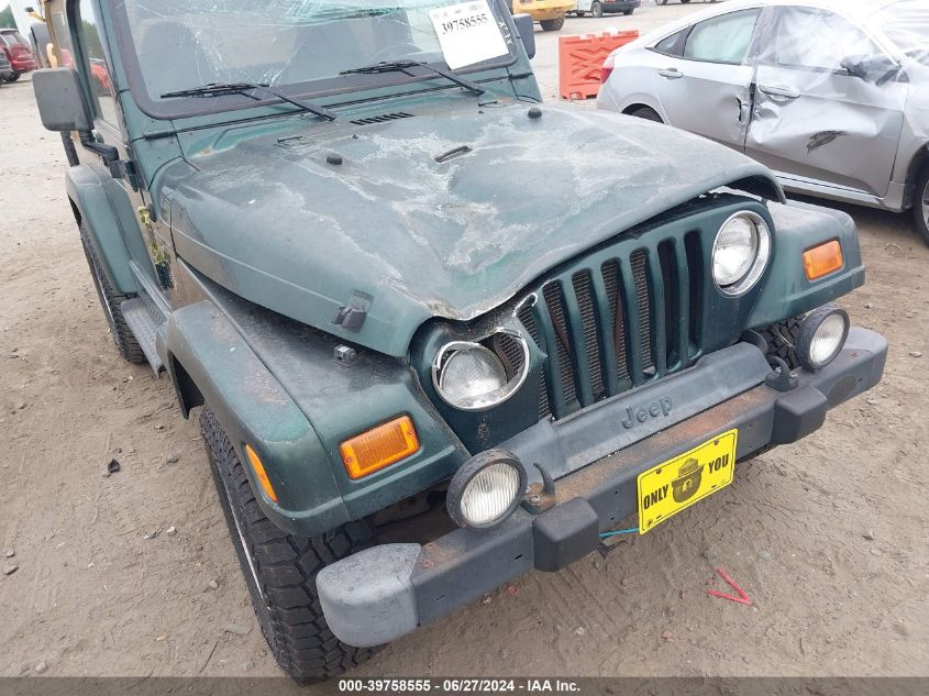2000 Jeep Wrangler Sahara VIN: 1J4FA59S9YP740622 Lot: 39758555