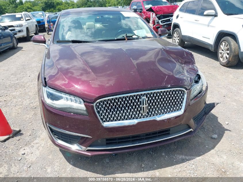 2017 Lincoln Mkz Premiere VIN: 3LN6L5A91HR665086 Lot: 39758570