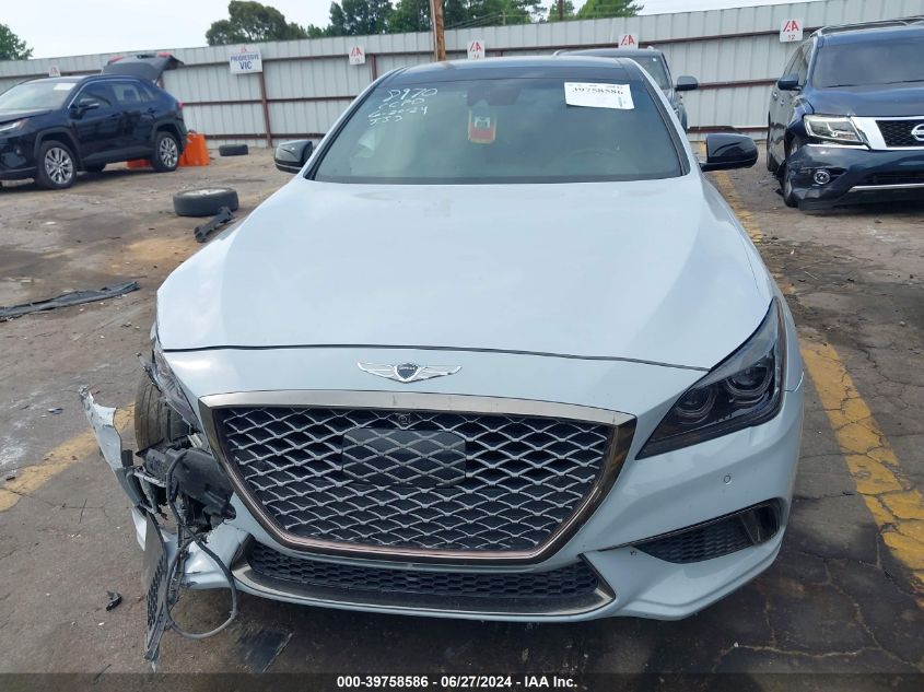 2018 Genesis G80 3.3T Sport VIN: KMHGN4JB5JU248970 Lot: 39758586