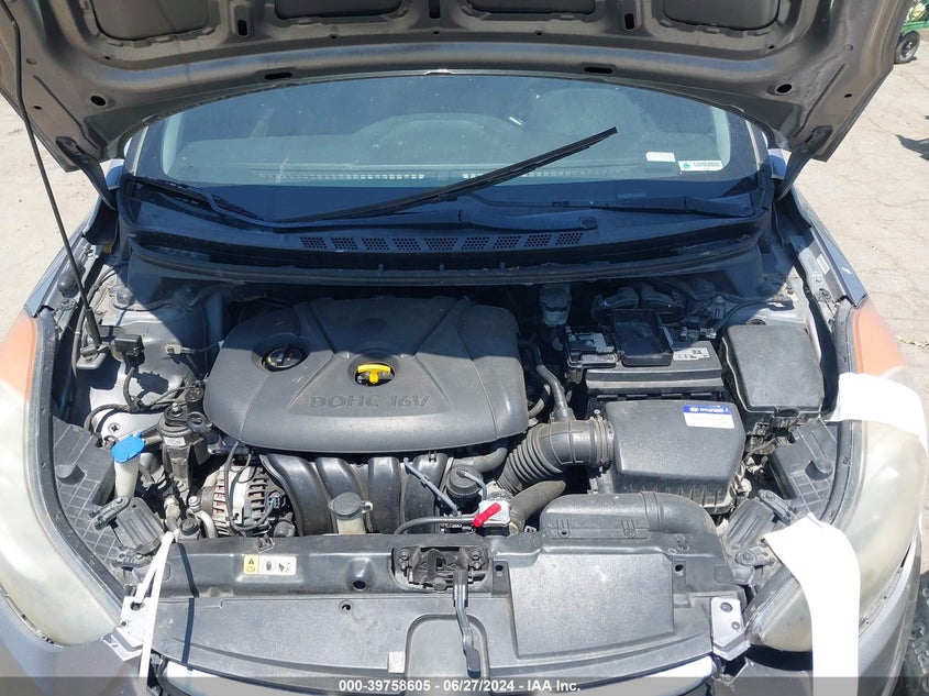 2012 Hyundai Elantra Limited (Ulsan Plant) VIN: KMHDH4AE2CU479784 Lot: 39758605