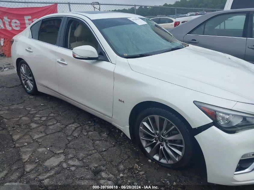 2018 Infiniti Q50 3.0T Luxe VIN: JN1EV7AP9JM365723 Lot: 39758618