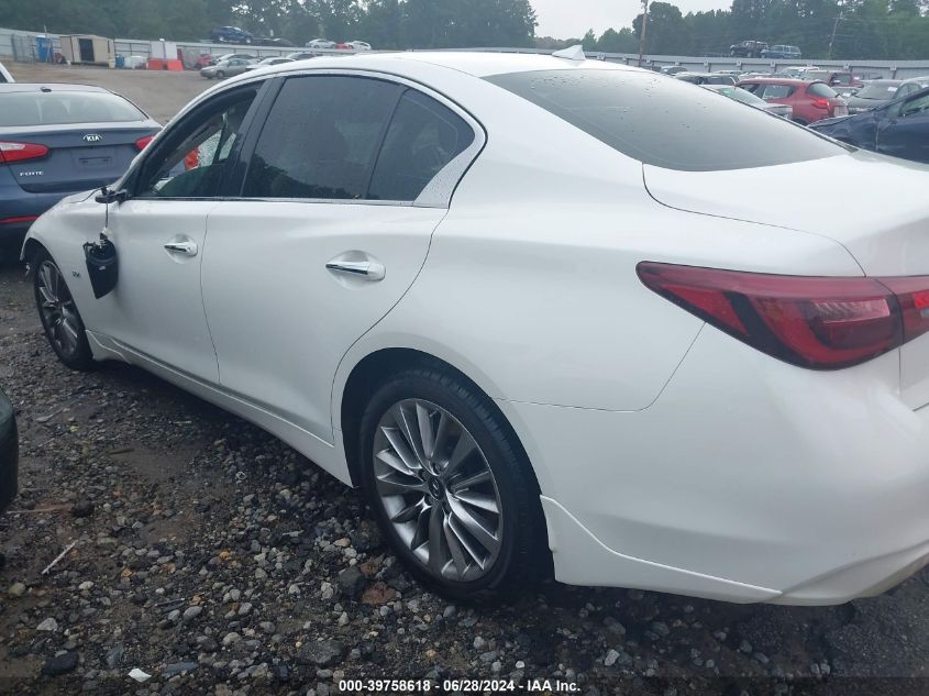 2018 Infiniti Q50 3.0T Luxe VIN: JN1EV7AP9JM365723 Lot: 39758618