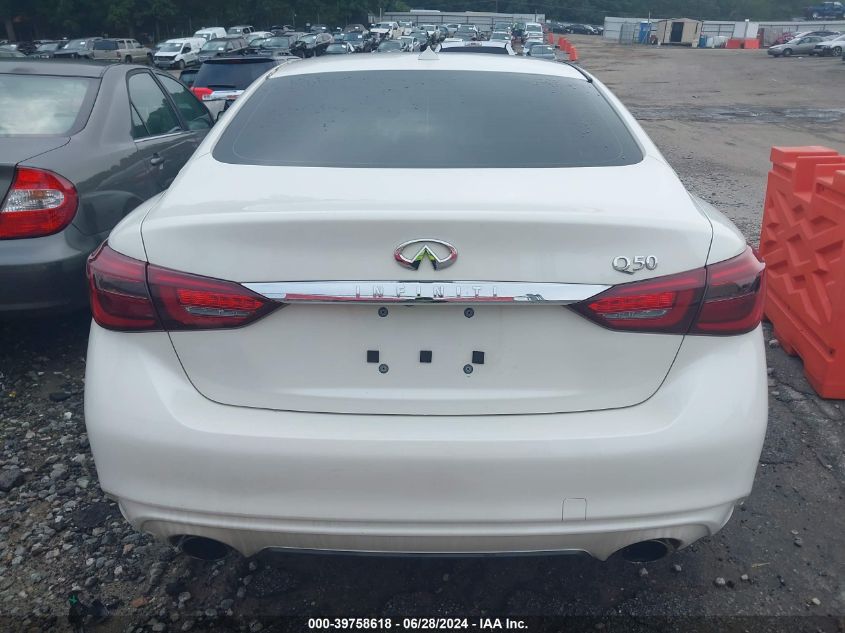 2018 Infiniti Q50 3.0T Luxe VIN: JN1EV7AP9JM365723 Lot: 39758618