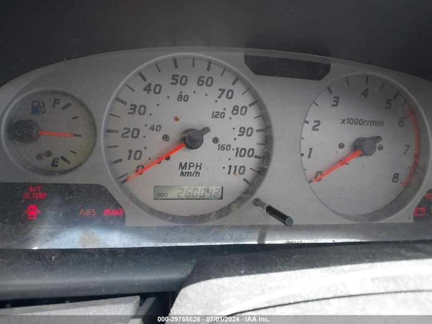 2001 Nissan Xterra Se VIN: 5N1ED28Y81C500449 Lot: 39758626