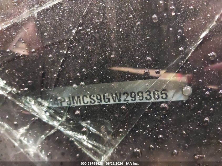 2016 Jeep Cherokee Latitude VIN: 1C4PJMCS9GW299365 Lot: 39758628