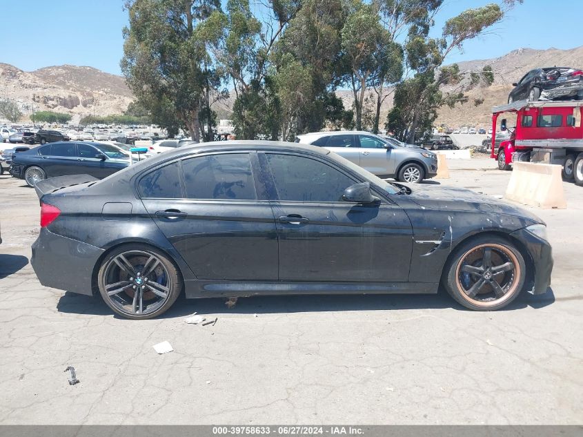 2015 BMW M3 VIN: WBS3C9C59FP803141 Lot: 39758633