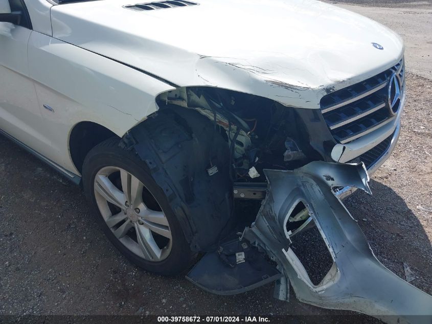 2012 Mercedes-Benz Ml 350 4Matic VIN: 4JGDA5HBXCA037021 Lot: 39758672