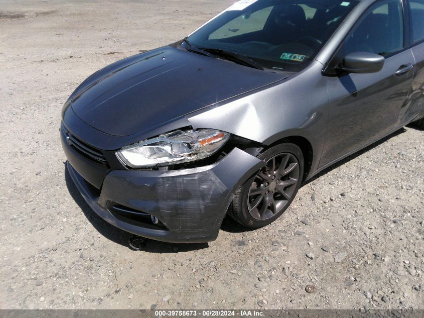 2013 Dodge Dart Rallye VIN: 1C3CDFBA9DD106489 Lot: 39758673