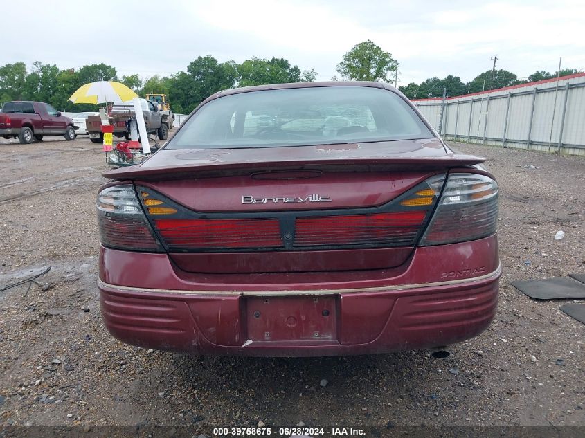 2001 Pontiac Bonneville Se VIN: 1G2HX54K014227372 Lot: 39758675