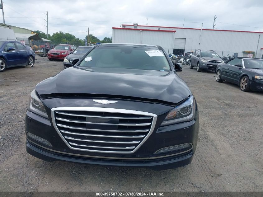 2016 Hyundai Genesis 3.8 VIN: KMHGN4JE9GU111968 Lot: 39758702