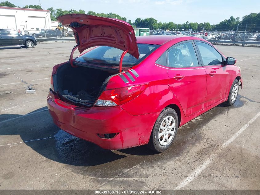 2013 Hyundai Accent Gls VIN: KMHCT4AE1DU410273 Lot: 39758713