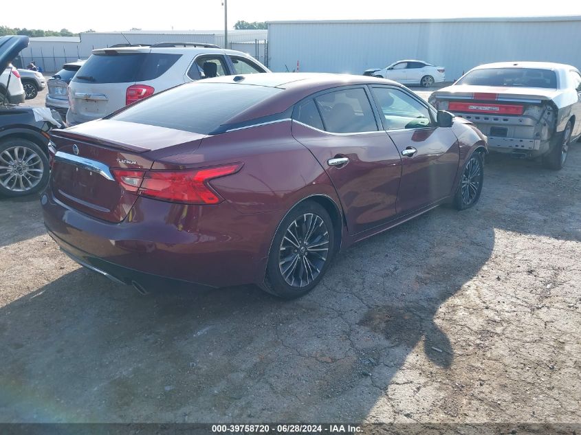 2016 Nissan Maxima 3.5S/Sv/Sl/Sr/Plat VIN: 1N4AA6AP0GC402812 Lot: 39758720