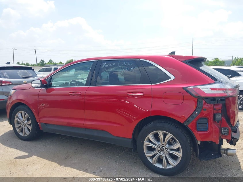 2023 Ford Edge Titanium VIN: 2FMPK4K95PBA55852 Lot: 39758725