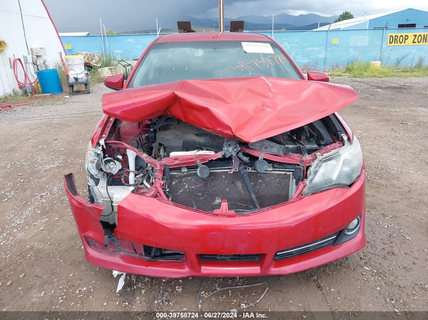 2012 Toyota Camry Se/Xle VIN: 4T1BK1FK1CU519150 Lot: 39758724