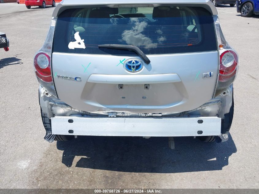 2013 Toyota Prius C Two VIN: JTDKDTB34D1552977 Lot: 39758726