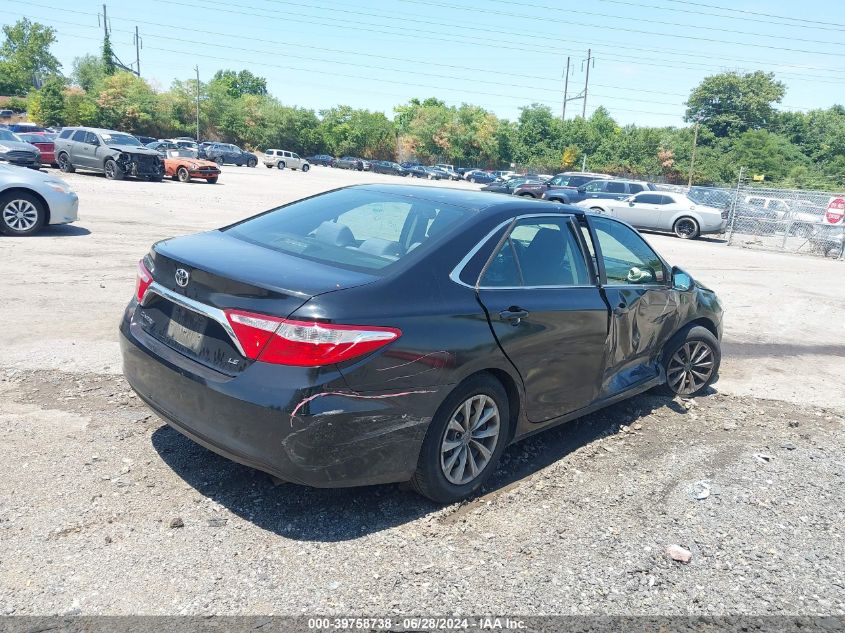 2016 Toyota Camry Le VIN: 4T4BF1FK9GR542305 Lot: 39758738