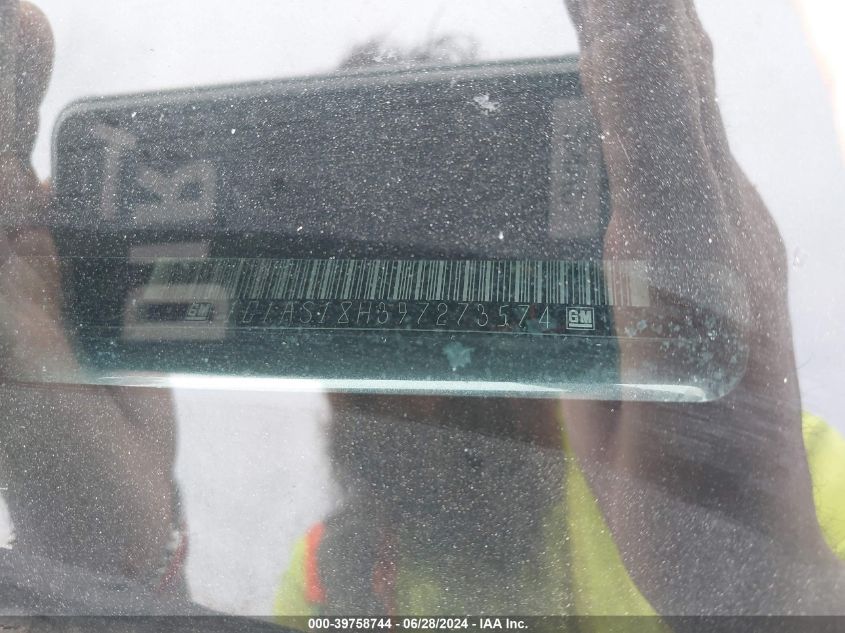 2009 Chevrolet Cobalt Ls VIN: 1G1AS18H397273574 Lot: 39758744