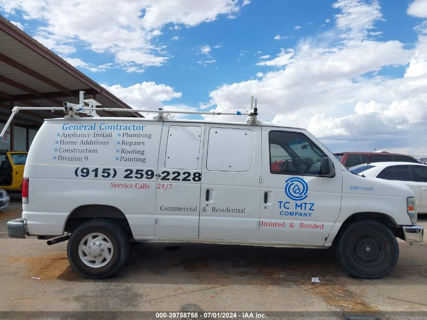 2010 Ford E-250 Commercial/Recreational VIN: 1FTNE2EW1ADA37374 Lot: 39758758