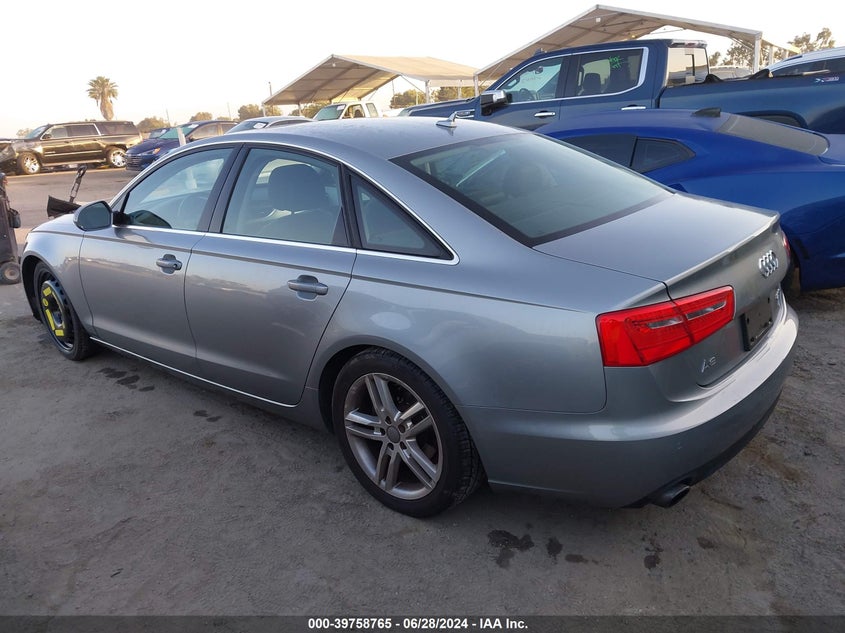2012 Audi A6 Premium Plus VIN: WAUDFAFC6CN153557 Lot: 39758765