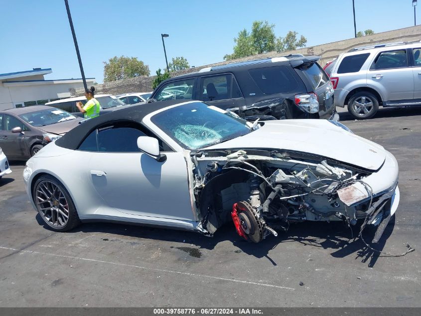 2021 Porsche 911 Carrera S/Carrera 4S/Carrera Gts/Carrera 4 Gts VIN: WP0CB2A95MS248643 Lot: 39758776