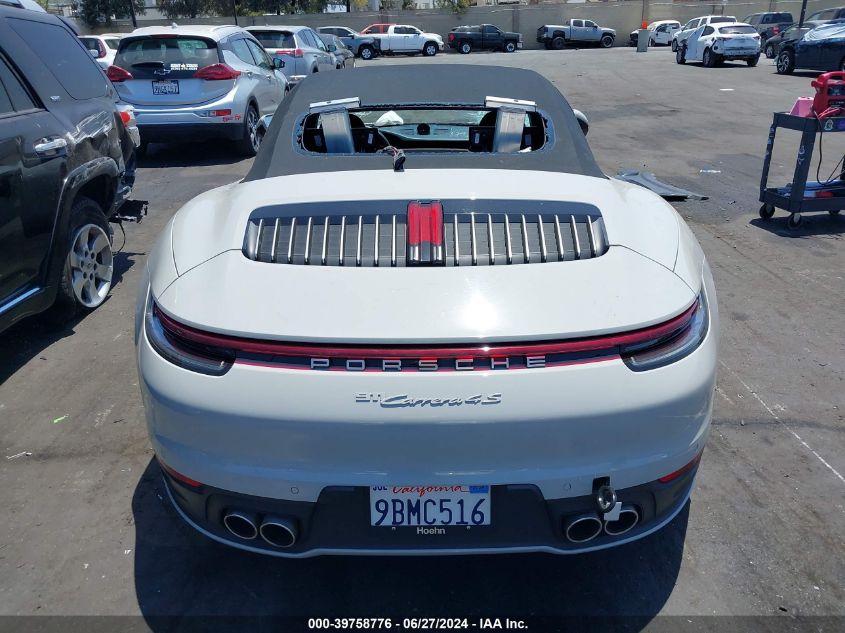 2021 Porsche 911 Carrera S/Carrera 4S/Carrera Gts/Carrera 4 Gts VIN: WP0CB2A95MS248643 Lot: 39758776