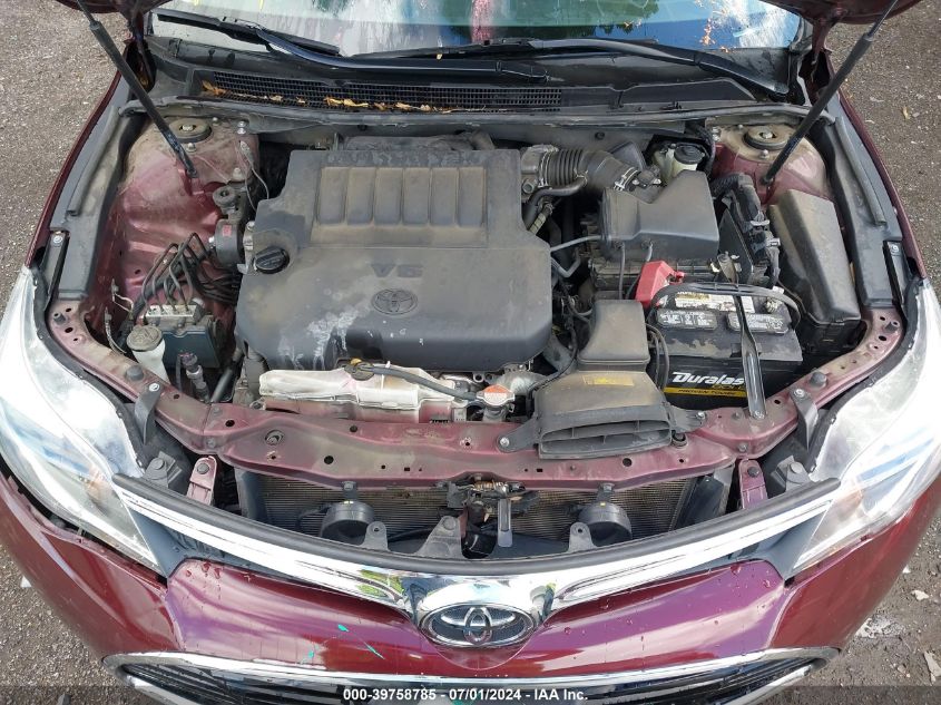 2016 Toyota Avalon Xle Plus VIN: 4T1BK1EB0GU198015 Lot: 39758785