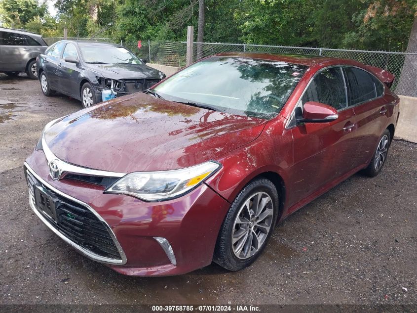 2016 Toyota Avalon Xle Plus VIN: 4T1BK1EB0GU198015 Lot: 39758785