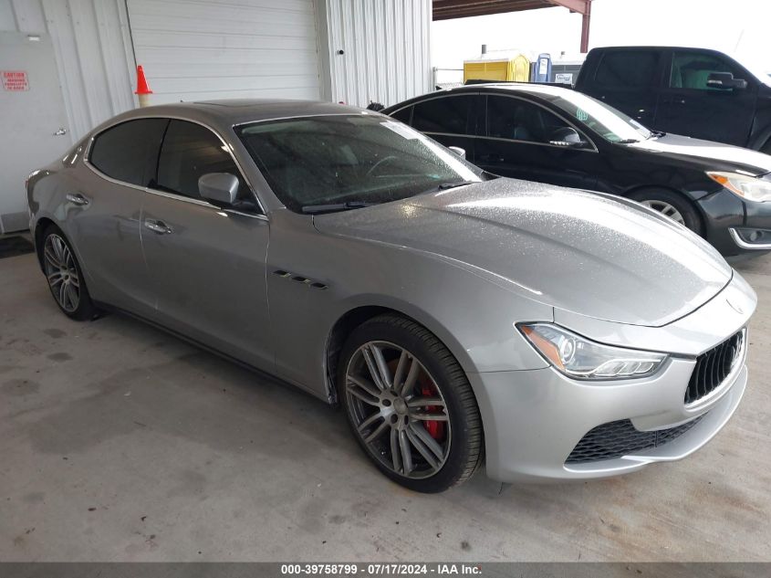 2017 Maserati Ghibli VIN: ZAM57XSA8H1204398 Lot: 39758799