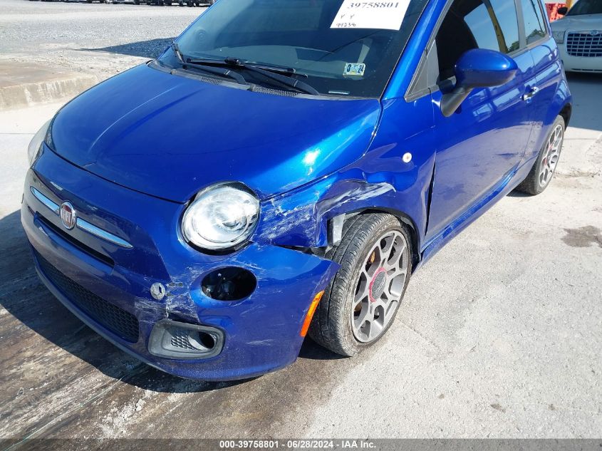 2013 Fiat 500 Sport VIN: 3C3CFFBR5DT539088 Lot: 39758801