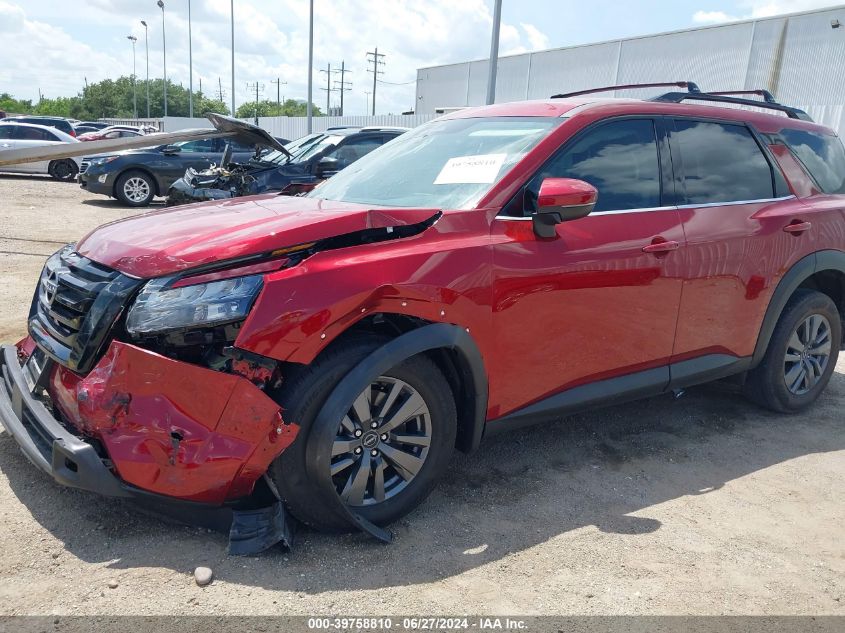 2024 Nissan Pathfinder Sv Fwd VIN: 5N1DR3BA3RC261208 Lot: 39758810