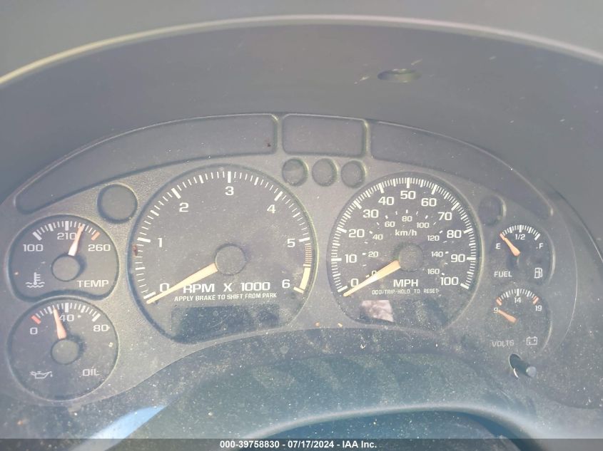 2001 Chevrolet Blazer Ls VIN: 1GNDT13W11K225992 Lot: 39758830