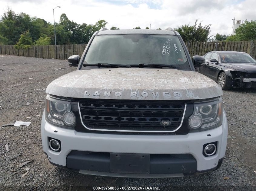 2016 Land Rover Lr4 VIN: SALAK2V66GA823732 Lot: 39758836