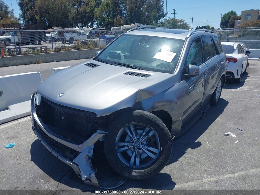 2015 MERCEDES-BENZ ML 350 4MATIC - 4JGDA5HB7FA551476
