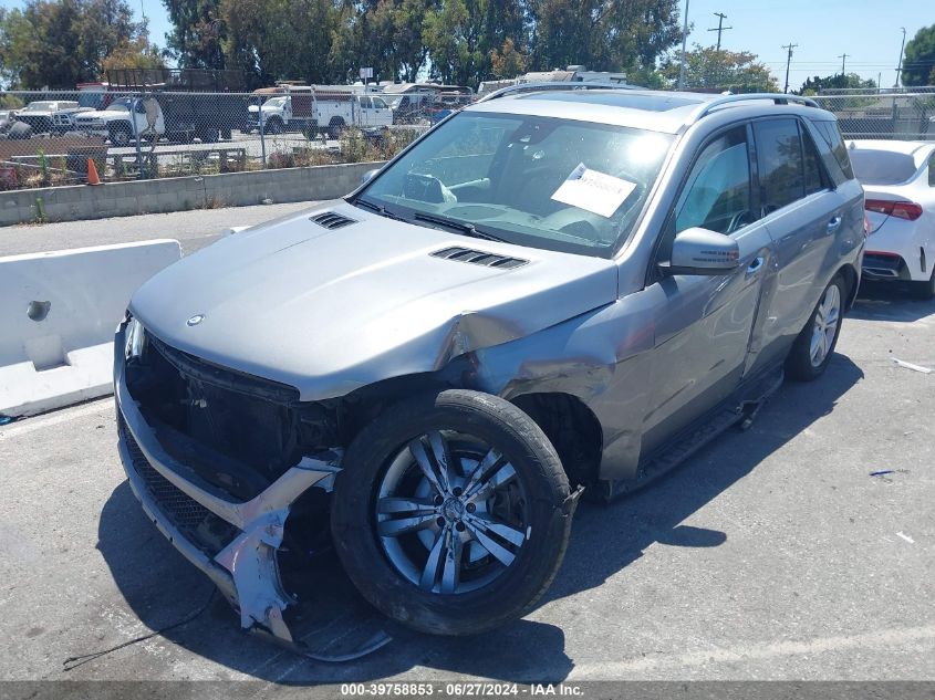 2015 MERCEDES-BENZ ML 350 4MATIC - 4JGDA5HB7FA551476