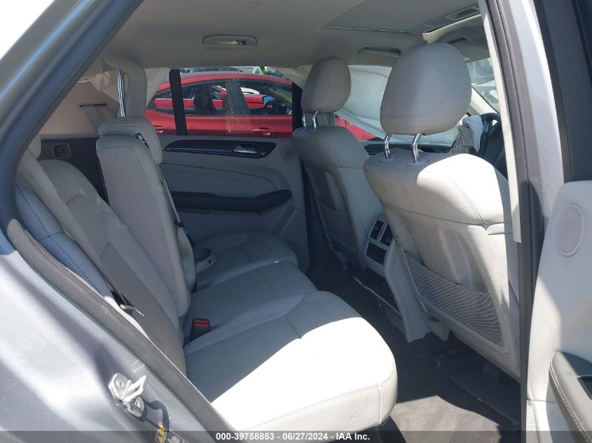 2015 MERCEDES-BENZ ML 350 4MATIC - 4JGDA5HB7FA551476