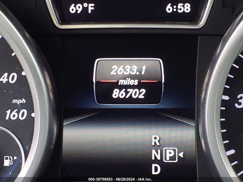 2015 MERCEDES-BENZ ML 350 4MATIC - 4JGDA5HB7FA551476