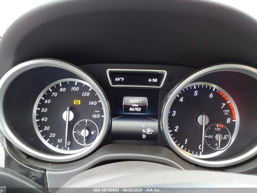 2015 MERCEDES-BENZ ML 350 4MATIC - 4JGDA5HB7FA551476