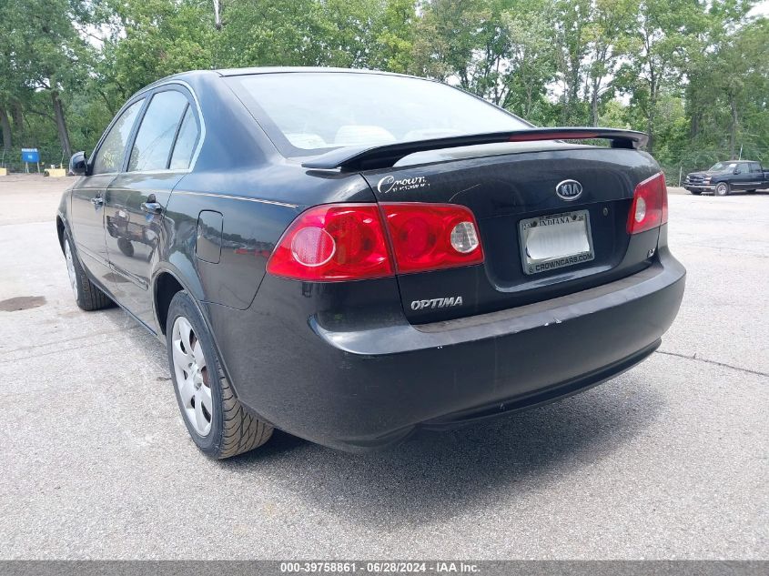 2008 Kia Optima Lx/Ex VIN: KNAGE123185274980 Lot: 39758861