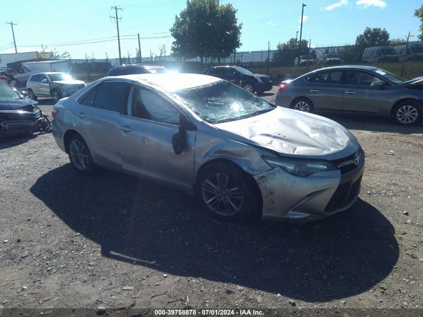 2016 Toyota Camry Se VIN: 4T1BF1FK4GU145837 Lot: 39758878