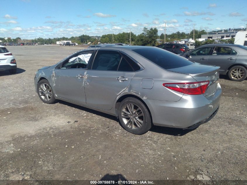 2016 Toyota Camry Se VIN: 4T1BF1FK4GU145837 Lot: 39758878