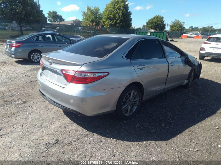 2016 Toyota Camry Se VIN: 4T1BF1FK4GU145837 Lot: 39758878