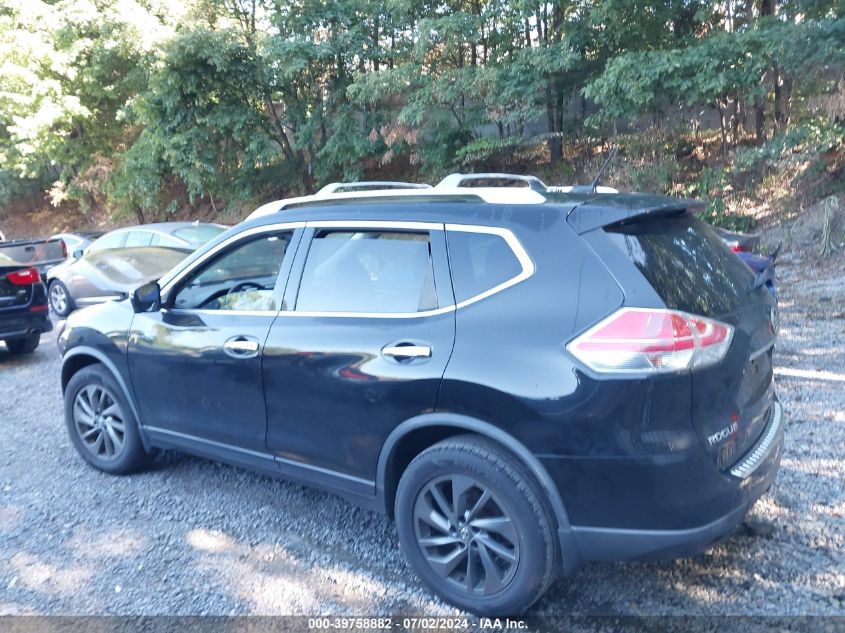 2016 Nissan Rogue S/Sl/Sv VIN: KNMAT2MV6GP668576 Lot: 39758882