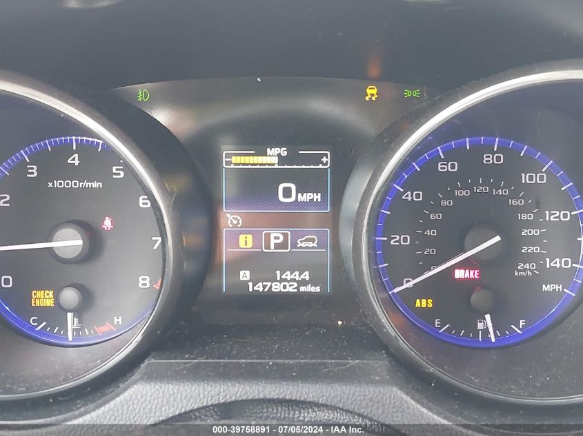 2017 Subaru Outback 2.5I Premium VIN: 4S4BSACCXH3218208 Lot: 39758891