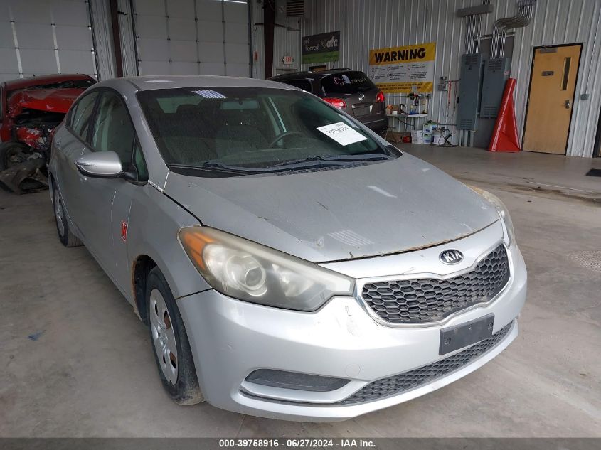 2015 Kia Forte Lx VIN: KNAFX4A67F5341548 Lot: 39758916